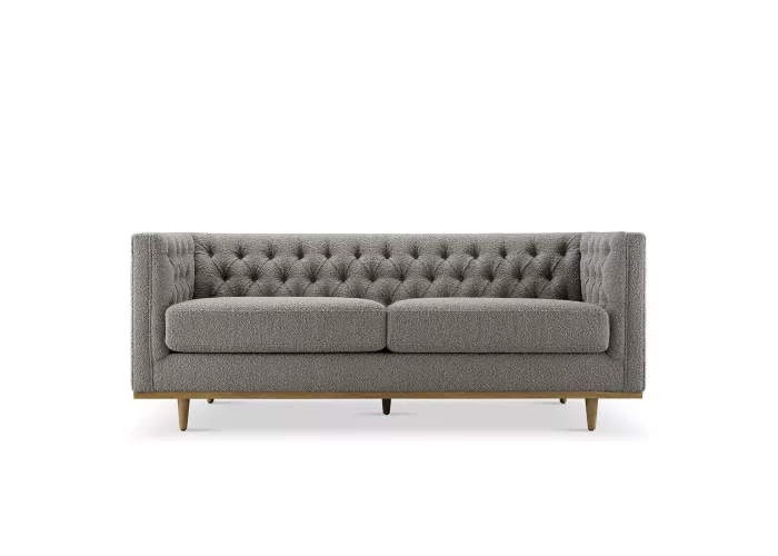 79 inch Vintage Mid-Century Tufted Sofa