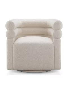 Enchanted Boucle Barrel Chair